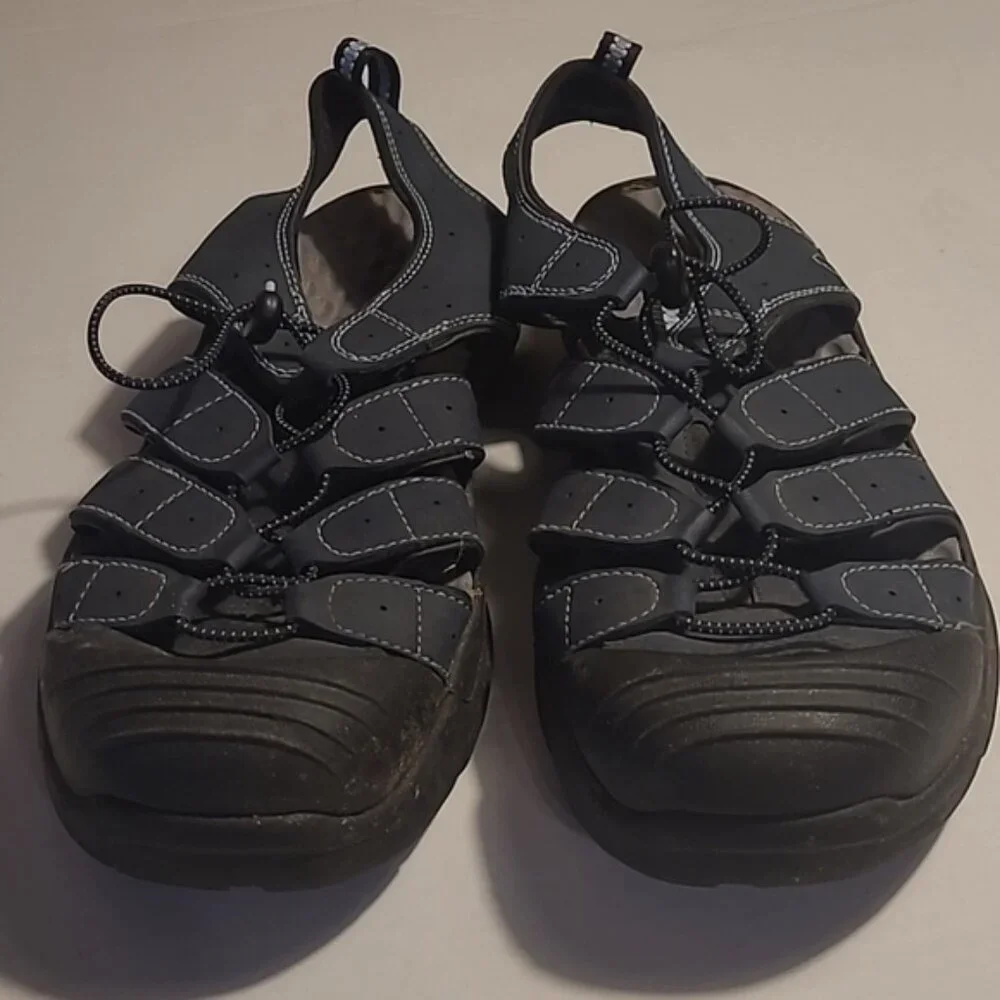Men 10 Rock All Terrain All water sports Sandals dark blue